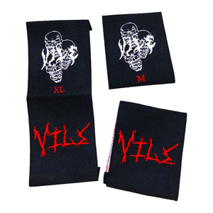 Étiquettes tissées personnalisées, logo de mode, étiquettes de vêtements, étiquette tissée pour le col avec taille personnalisée - Product Image 3