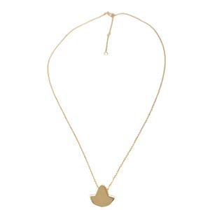 Collier en or vermeil 14 carats avec pendentif délicat en forme de lierre, chaîne élégante couleur or, bijou de mode minimaliste et raffiné - Product Image 1