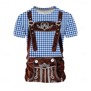Pantalones cortos bávaros Lederhosen al por mayor, ¡Gran oferta! Disfraz bávaro alemán unisex que incluye pantalones cortos Lederhosen de estilo urbano. - Product Image 6