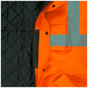 Vêtements de sécurité haute visibilité pour la construction d'entrepôts, vêtements de travail routier classe 2, uniforme de travail réfléchissant à LED, imperméable - Product Image 2