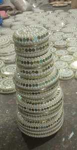 Custom Made Stainless Steel Metal Trinket <b>Box</b> Round long Shape <b>Storage</b> <b>Box</b> for Luxury Wedding Favor Gifts and Home Decor - Product Image 2