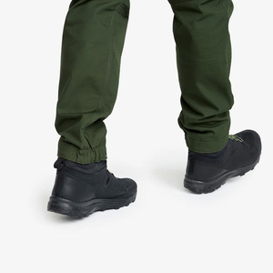 Pantalon Softshell Vert Olive pour Homme Coupe Classique Fermeture Éclair Résistant à l'Eau Pantalon de Randonnée Extérieur avec Poches Porté Toutes Saisons - Product Image 5