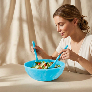Utensilios para Ensalada de Resina Ecológica Hechos a Mano de Alta Calidad, Cucharas Personalizadas, Aptos para Lavavajillas y Microondas, Disponibles en Varios Colores - Product Image 1