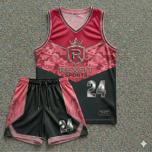 Tenues de basketball de qualité supérieure, maillots de basketball personnalisés pour hommes, ensembles d'uniformes d'équipe, vêtements d'équipe, ensembles d'uniformes de club de basketball - Product Image 4