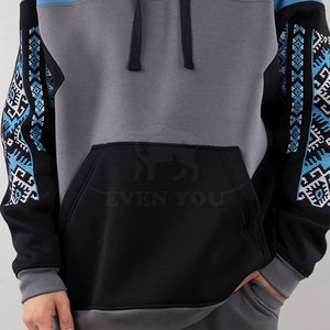 Sweat-shirts brodés pour hommes, en coton doux, décontractés, pantalons de jogging pour un confort et un style au quotidien - Product Image 6