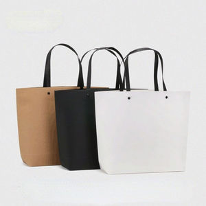 Bolsas de Compra de Papel Kraft Reutilizables de Lujo con Cierre Magnético y Asas, Impresión de Logotipo Personalizado, Bolsas de Embalaje Ecológicas para Regalos - Product Image 1
