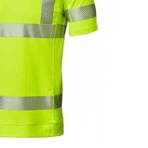 เสื้อยืดนิรภัย Hi Vis ANSI Class 1 พร้อมแถบสะท้อนแสง ปรับแต่งโลโก้และสีได้ แขนสั้น ชุดทำงานฤดูหนาว สำหรับใช้งานเพื่อความปลอดภัย - Product Image 4