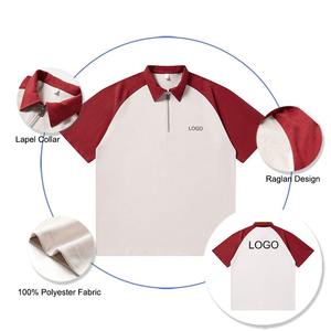 Polo de Verano de Diseño Unisex para Bordado de Logotipo, Camisetas Polo de Poliéster Bicolor Personalizadas - Product Image 5