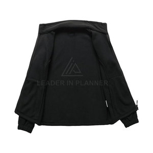 Veste d'hiver en polaire de qualité supérieure, personnalisable en gros, nouveau design, col montant, logo frontal pour homme - Product Image 3