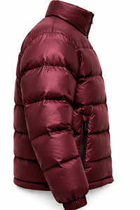 Chaqueta Acolchada de Cuello Alto para Hombre, Cierre de Cremallera, Estilo Casual, Calidad Premium - Product Image 5