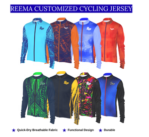 REEMA-Maillot de Cyclisme Unisexe à Séchage Rapide, Respirant, Écologique et Personnalisé, pour Homme et Femme, Route et Sentier - Product Image 6