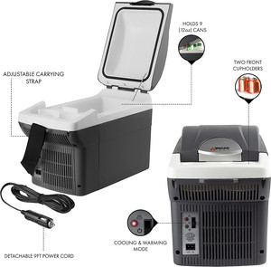 Refrigerador de Coche de 12 Voltios, Nevera Portátil de Doble Zona para Coche y RV, Control por WiFi y APP, Enfriador de Coche de 100 Quarts/95L - Product Image 3