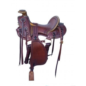 Selle de cheval en cuir artisanale, selle d'équitation western haut de gamme, équipement équestre personnalisé, fabricant OEM, fournisseur en gros - Product Image 6