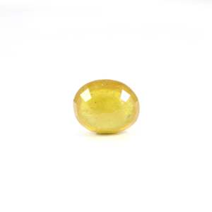พลอยแซฟไฟร์สีเหลืองทรงรีขนาด 5.5 กะรัต สำหรับเครื่องประดับชั้นดี - Product Image 2