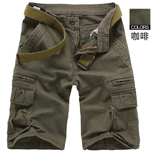 Shorts cargo streetwear hip-hop personnalisés en denim pour hommes, jeans baggy déchirés, shorts personnalisés OEM de haute qualité, streetwear décontracté - Product Image 3