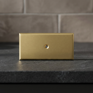 Poignée de porte rectangulaire en laiton élégante, design minimaliste, quincaillerie de meuble durable pour cuisine, maison, bureau, commode - Product Image 6