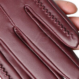 Premium Quality Leather <b>Gloves</b> Soft Genuine Leather Comfortable Fit Durable Hand Safety For Daily And Riding Use - Product Image 4