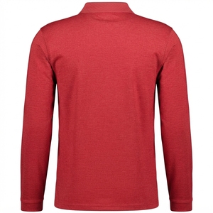 Polo Ligero de Manga Larga para Hombre, Polo Moderno con Cuello de Cremallera para Oficina y Uso Casual, Corte Regular - Product Image 3