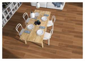 Baldosa de porcelana mate suave de 200x1200 mm, diseñada para crear una profundidad espacial tranquila y una estructura de suelo estable. - Product Image 3