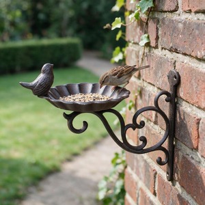 Station d'alimentation pour oiseaux en métal d'extérieur, décoration de jardin suspendue, décoration intérieure - Product Image 5