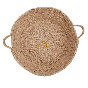 Panier extra large en jacinthe d'eau tressé à la main : rangement pour linge et couvertures - Product Image 3