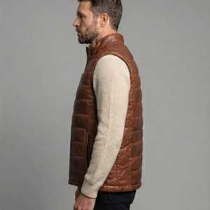 Gilet matelassé unisexe chaud et léger sans manches pour l'hiver, veste décontractée d'extérieur, fabricant de gilets chauffants - Product Image 3