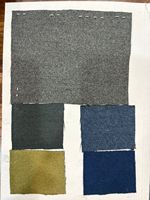 Tela de Lana Peinada de Doble Fase, Tejido de Lana Ecológico Antipelusas para Prendas de Niños y Niñas, 300 GSM