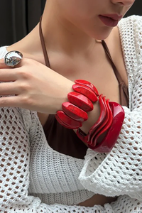 Pulseras de Resina Acrílica Coloridas de Primavera Verano para Mujer, Venta al por Mayor N80737 - Product Image 2