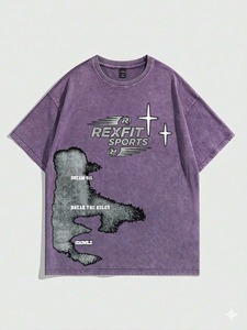 REXFIT SPORTS Camisetas Personalizadas con Serigrafía, el Mejor Diseño, Marca Privada, Diferentes Colores, Camisetas para Hombre, la Mejor Fabricación de Ropa - Product Image 2