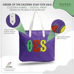 Sac fourre-tout écologique OES en Codura, sac à bandoulière en polyvinyle, broderie |   Fermeture éclair étanche avec emblème OES |   Unisexe Tous - Product Image 3