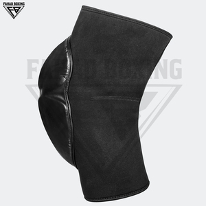 Protections coudes et genoux personnalisées OEM en cuir véritable, rembourrées et robustes pour l'entraînement sportif, MMA, Muay Thai, confort optimal - Product Image 3