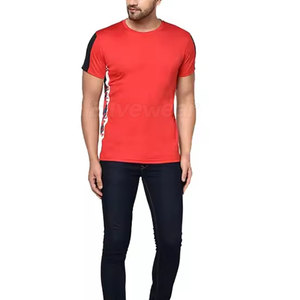 Camiseta Deportiva Transpirable y Ecológica para Hombre, con Logotipo Impreso, Cómoda, de Secado Rápido, con Cuello Redondo y Manga Corta, en Spandex/Poliéster - Product Image 3