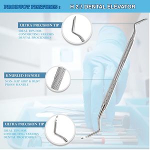 Professional 6 Pieces Dental Tartar Scraper Tool Kit | Double Ended Plaque Remover & Tooth Cleaning Pick Set for Home Use - Product Image 2