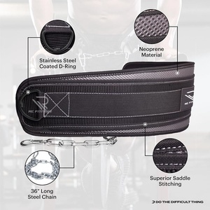 Cinturón de Gimnasio de Alta Calidad para Hombre, Resistente, con Revestimiento de Eva, para Levantamiento de Pesas y Fitness, con Cadena - Accesorio Premium para Equipamiento de Fitness - Product Image 2