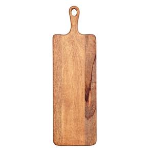 Planche à pizza ronde en bois écologique de haute qualité avec poignée, plateau de cuisson et de service pour cuisine et restaurant, prix bas - Product Image 2