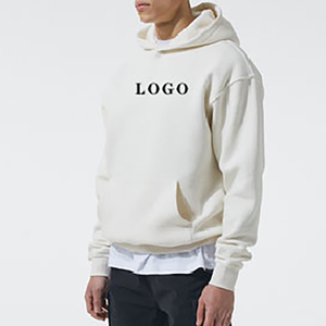 Sweat à capuche unisexe ample en molleton épais, style streetwear, haute qualité, 100% coton French Terry, grammage lourd - Product Image 4