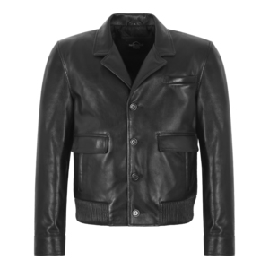 Chaqueta Bomber de Cuero Encerado Vintage para Hombre, Piel de Cordero Genuina, Forro Acolchado, Estilo Piloto Clásico, Invierno, OEM, ODM, Personalizable - Product Image 6