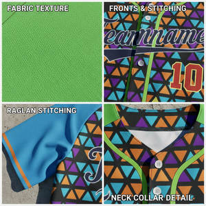 เสื้อยืดพิมพ์ลาย 3 มิติ MOQ ต่ำ ระบายอากาศได้ดี ลายทาง แขนสั้น สวมใส่สบาย เสื้อเบสบอลเปล่า ชุดยูนิฟอร์มซอฟต์บอลสำหรับผู้ใหญ่แบบ unisex - Product Image 3