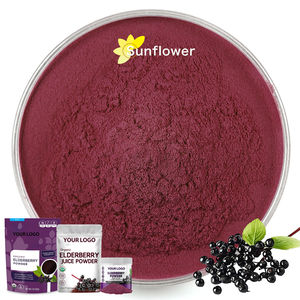 Alimentation d'usine Colorant alimentaire de haute qualité Anthocyanines 25% Poudre d'extrait de fruit de sureau noir - Product Image 1
