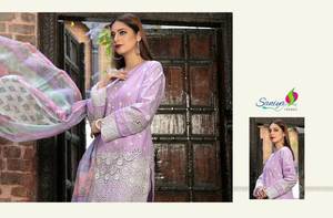 Haz que tu día sea especial con el uso más atractivo musulmán Chikankari Hand Work Salwar con fondo Churidar para mujeres - Product Image 2