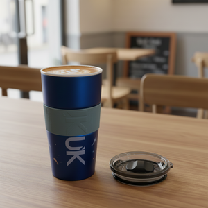 Double paroi intérieure en porcelaine/extérieure Sus 304 isolé sous vide Quen-cher Tumbler Car Cup Thermos Bottle Sports Drink Bottle - Product Image 1