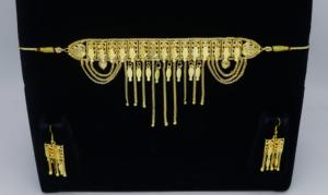 Martasha designer islamique ramadan spécial plaqué or EAU bijoux spécial dubai bijoux collier boucle d'oreille ensemble arabe bijoux - Product Image 3