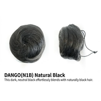 Extension de chignon synthétique fabriquée en Corée, postiche chignon désordonné pour femme