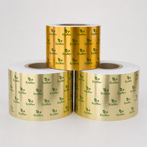 EcoRev Embossed Cigarette Wrapping Laminated Aluminum Foil Packaging with Alloy 8011 Food Grade for <b>Paper</b> <b>Rolls</b> - Product Image 6