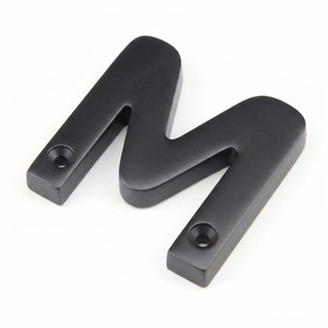 Heavy Duty Black Cast Iron Letters And Metal House Numbers For <b>Outside</b> Signs Vintage Decorative Wrought Iron Alphabet Address - Product Image 6