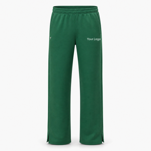 OEM/ODM Custom Made Men's Casual Straight Leg 100% Cotton Canvas Heavyweight Breathable Drawstring Closure Jogger <b>Pants</b> Custom - Product Image 1