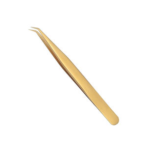 Pinces à cils professionnelles en acier inoxydable pour extensions de cils - Durables, antistatiques et confortables à utiliser - Product Image 3