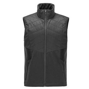 Gilet matelassé d'hiver personnalisé pour homme, grande taille, chaud et épais, coupe-vent, avec techniques de lavage, style sport décontracté - Product Image 2