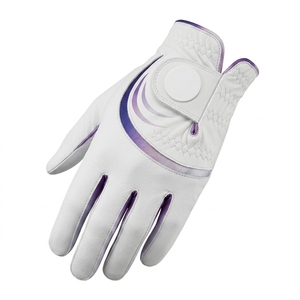 Premium Custom Cabretta Leather Golf <b>Glove</b> Left Hand Genuine Leather Custom Logo OEM ODM Low MOQ Manufacturer Supplier - Product Image 4