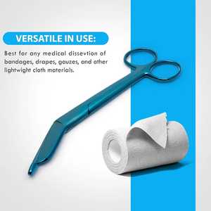 Ciseaux courbes de style Lister de 14,5 cm / 5,5 pouces |   Acier inoxydable |   Manuel |   Une lame de sécurité à pointe arrondie |   OEM Craft Chirurgie Générale - Product Image 5